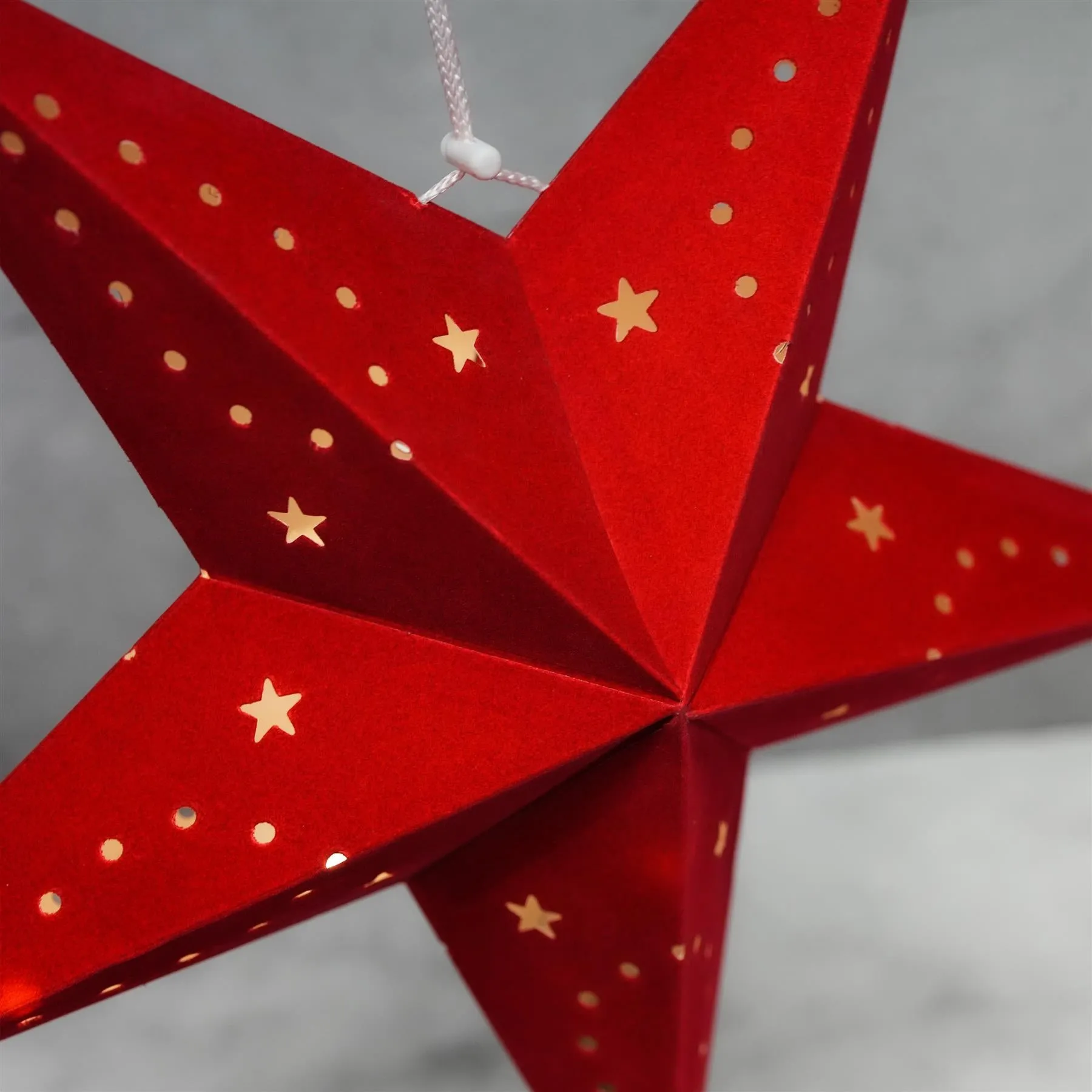 45 cm Red Velvet Star