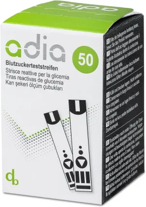 Adia Blood Glucose Test Strips