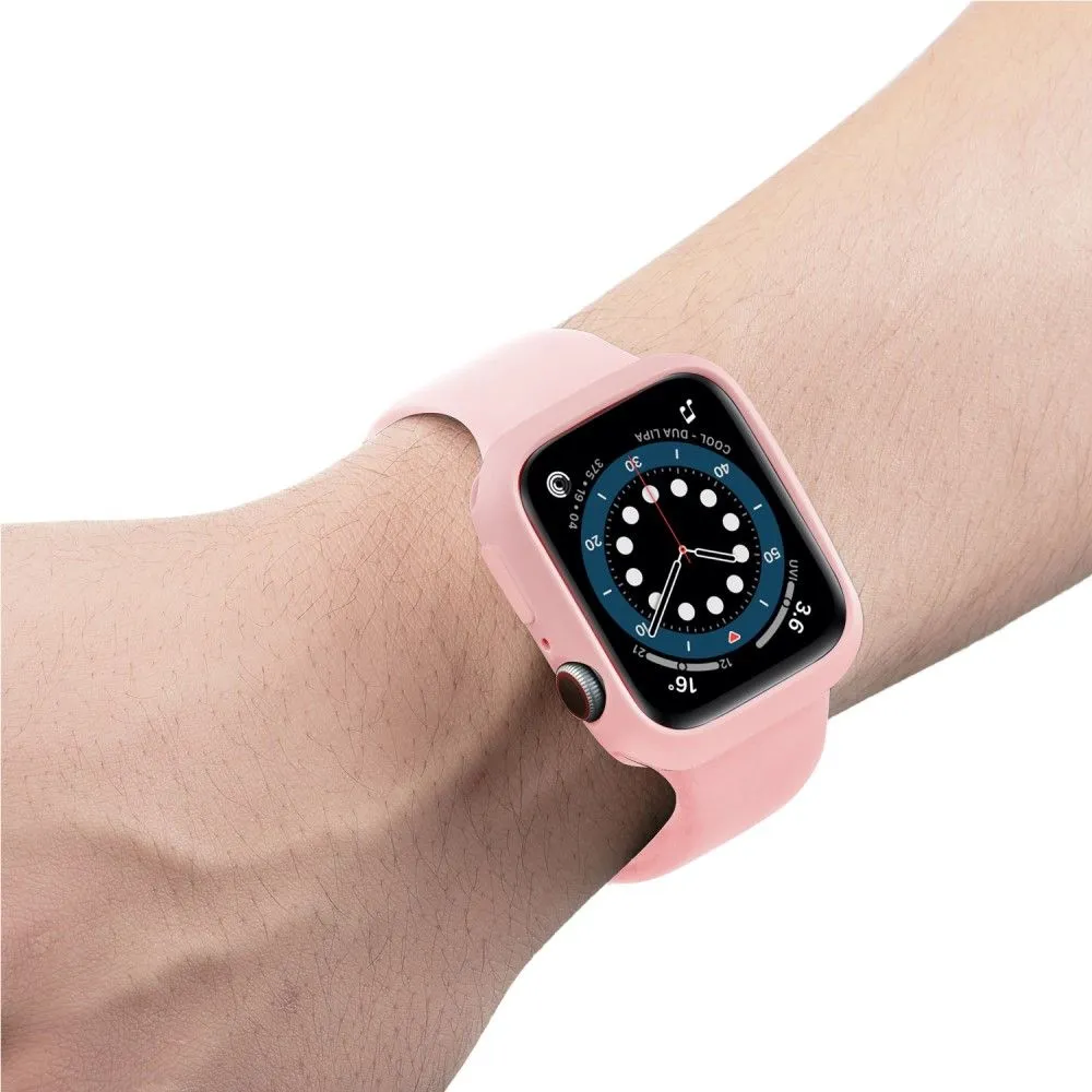 Apple Watch (41mm) candy color button TPU cover - Pink / Pink