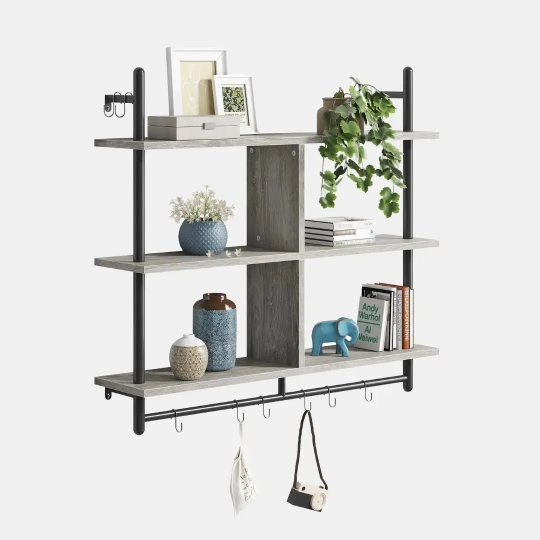 Bestier  41.5 inch  3-Tier Wall Mounted Floating Shelves