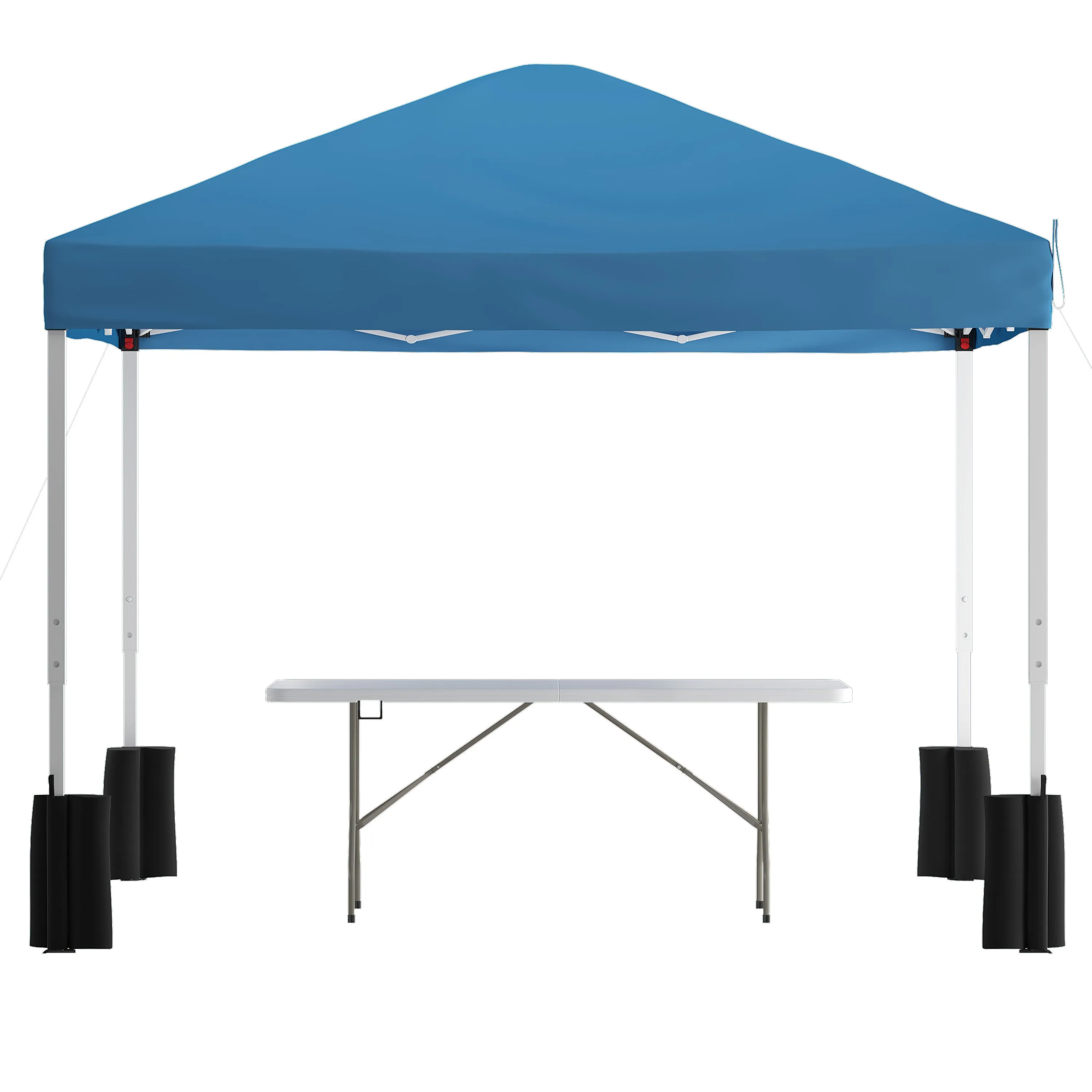 Blue Canopy & Folding Table JJ-GZ10PKG183Z-BL-GG