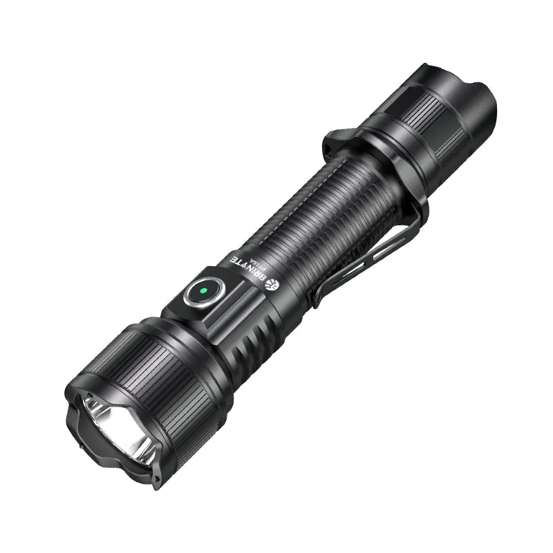 Brinyte PT16A 3000Lumens Tactical Light Dual Tail Switch/Strobe/ SOS /Glass Breaker Tips