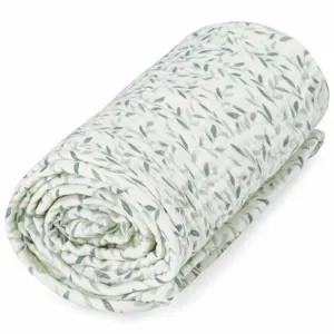 Cam Cam Copenhagen Baby Muslin Blanket Green Leaves