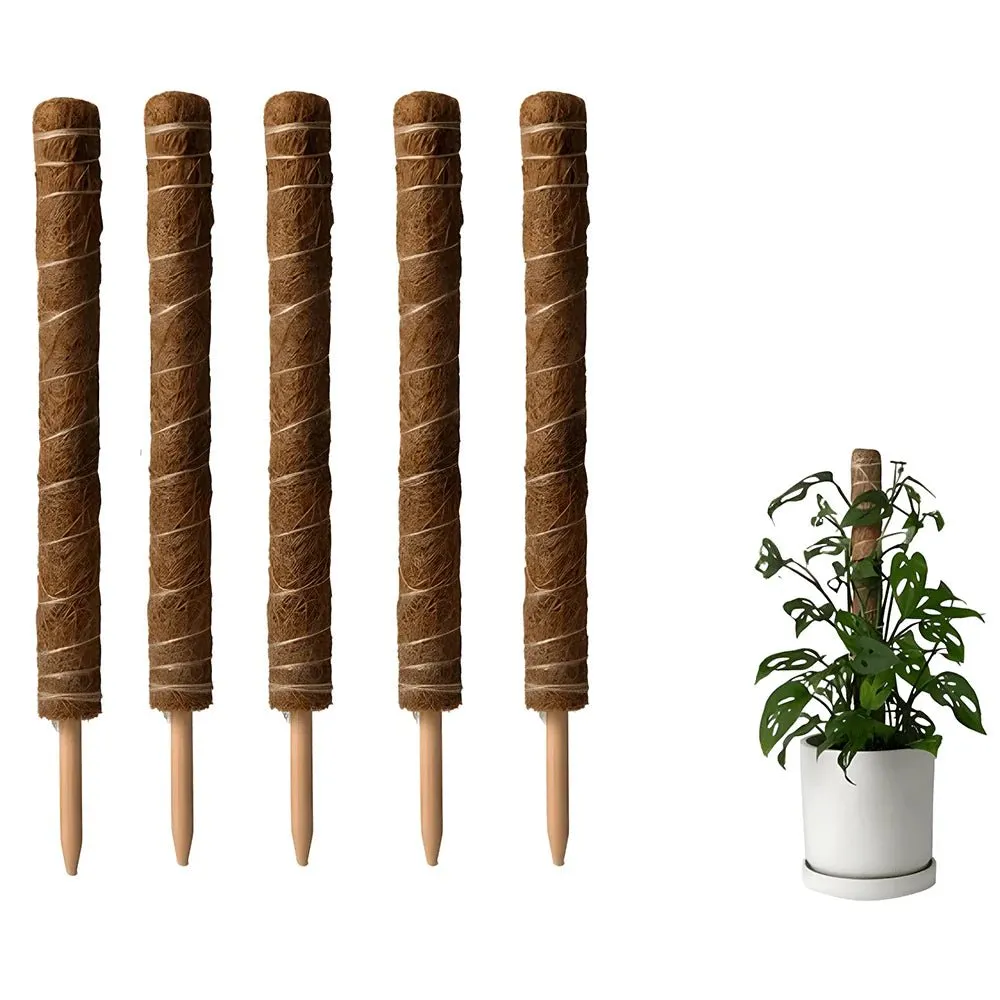 Coco Coir Plant Support Pole- Biodegradable Climbing Plant Stake (Small)