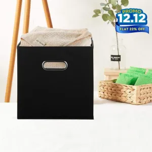 Collapsible Storage Box With Handles