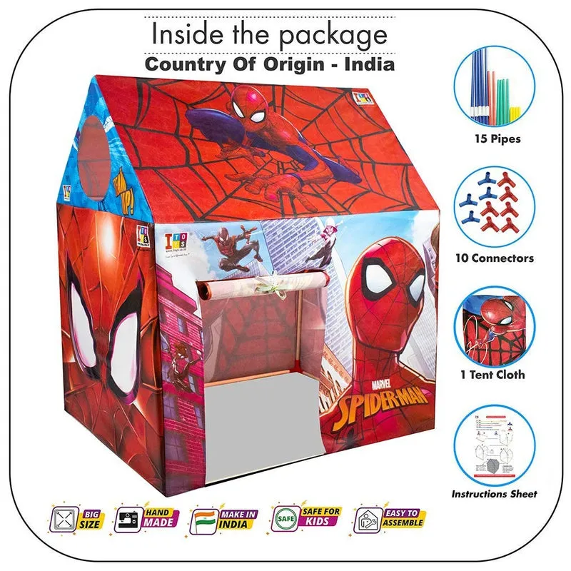 Combo of 2 Spider Man Printed Play Tent House with Doctor Play Set Tools