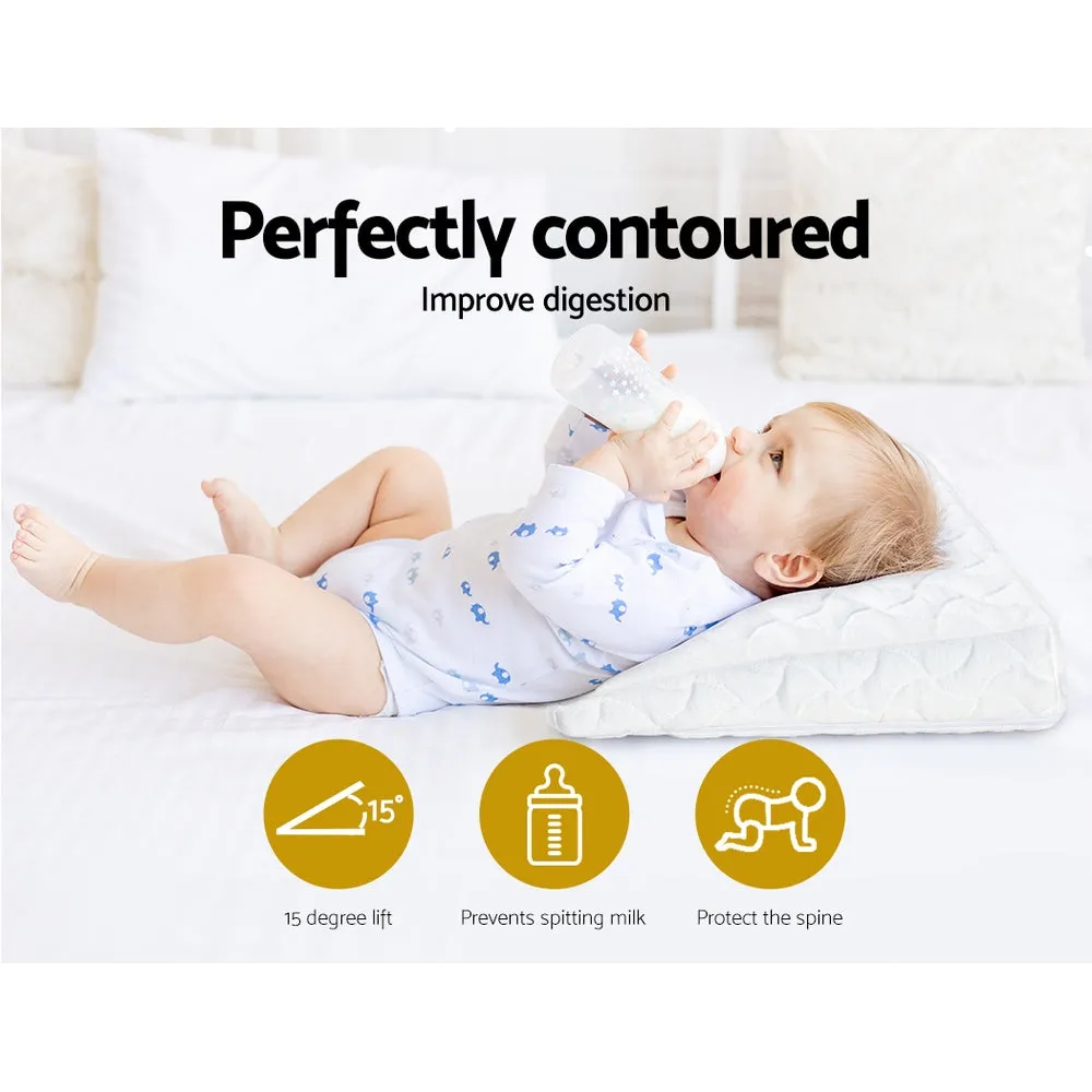 Cooling Memory Foam Baby Wedge Pillow, Waterproof - Giselle Bedding