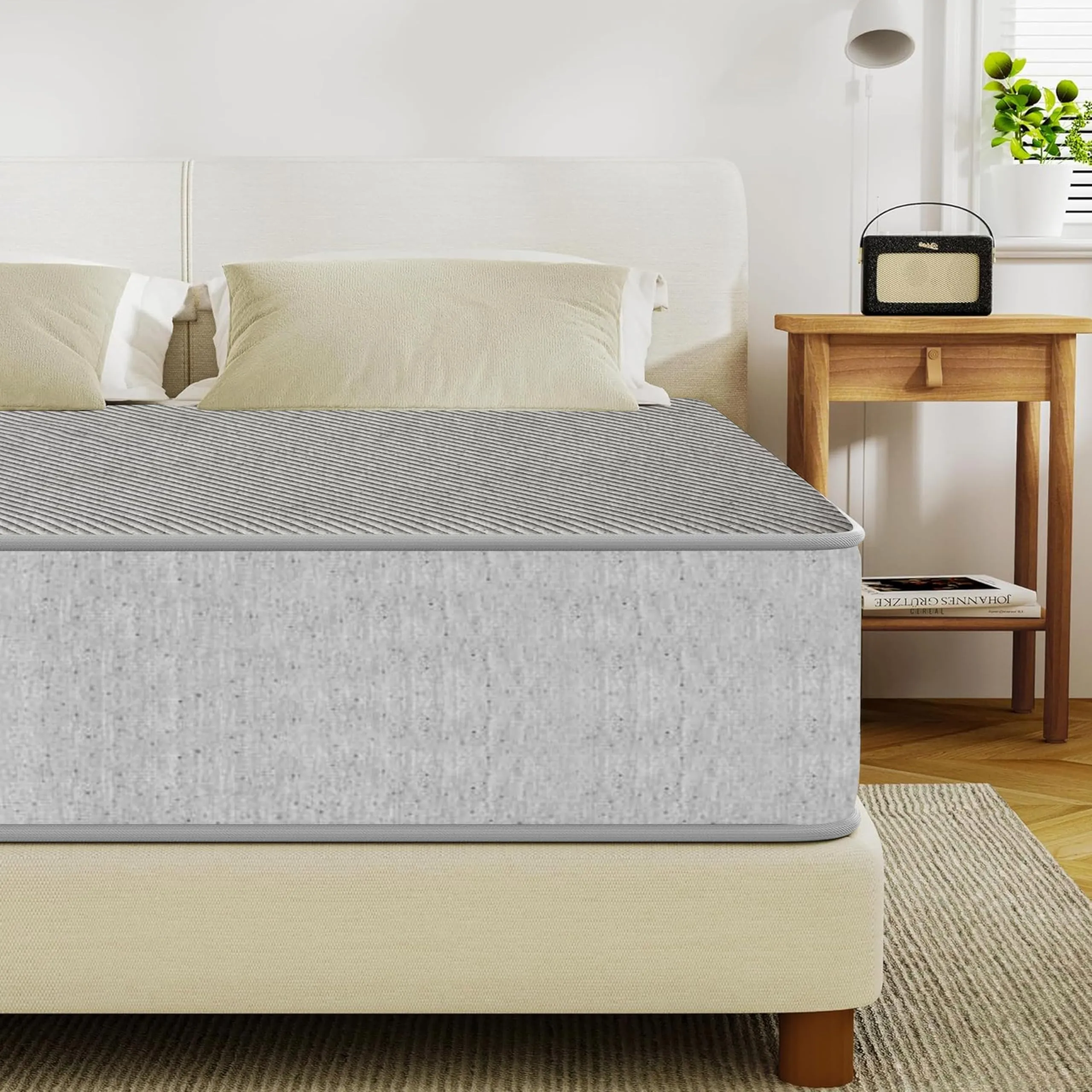 DECOR VILLAGE | Double Size | Orthopedic Mattress Memory Foam Mattress, Mattress Double Size Bed | 8-Inch | Bed Mattress, Double Size Mattress (72x48x8 Inches, Medium Firm) - Gre