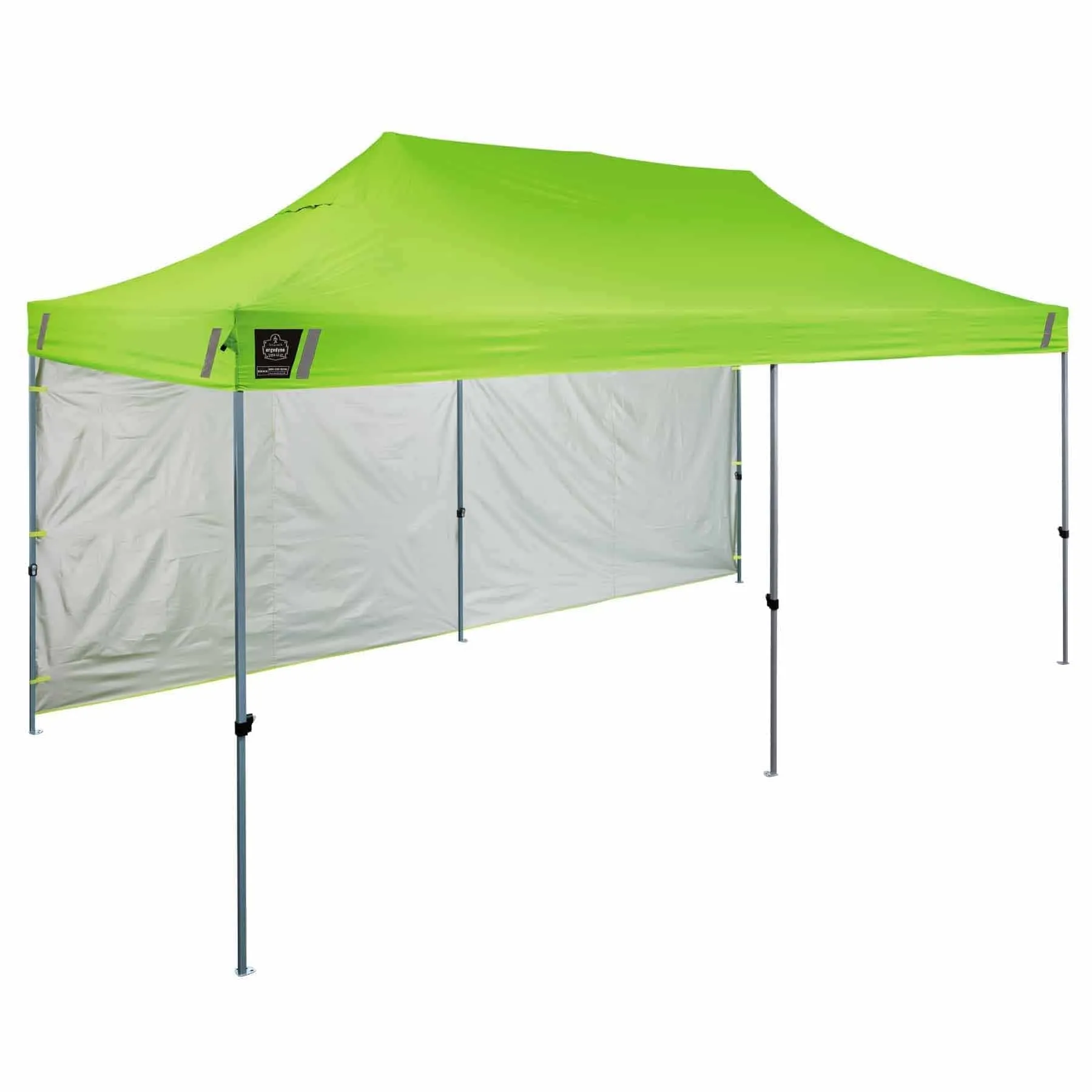 Ergodyne 12995 6097  Lime Pop-Up Tent Sidewall - 10ft x 20ft