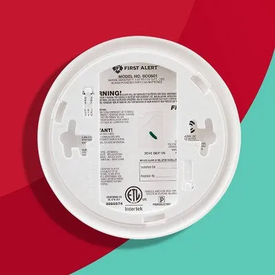 First Alert SCO501CN Smoke & Carbon Monoxide Detector with Voice Location and Wireless Interconnectivity