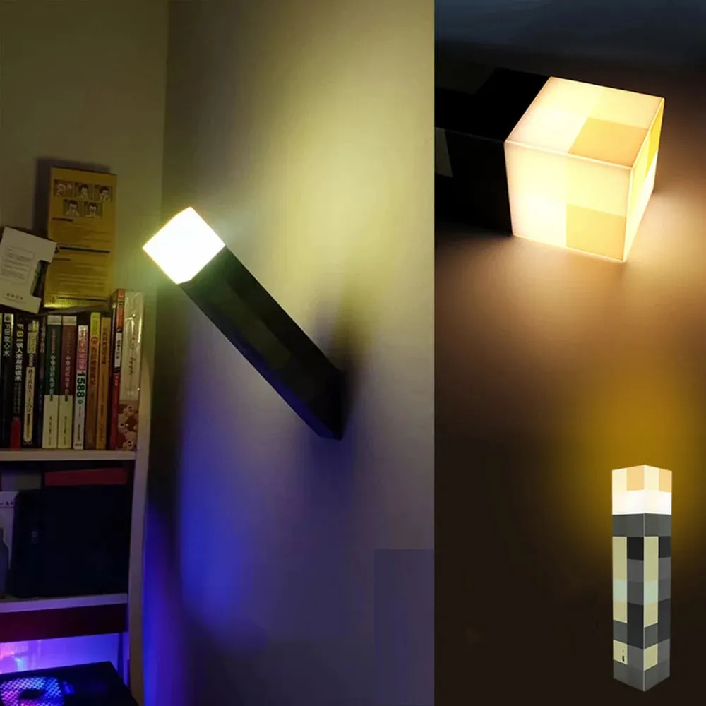 Flashlight Torch Lamp Bedroom Decorative