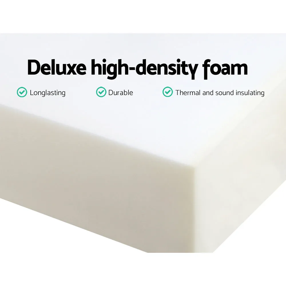 Foldable Medium-Firm Foam Mattress Single, Green - Giselle Bedding