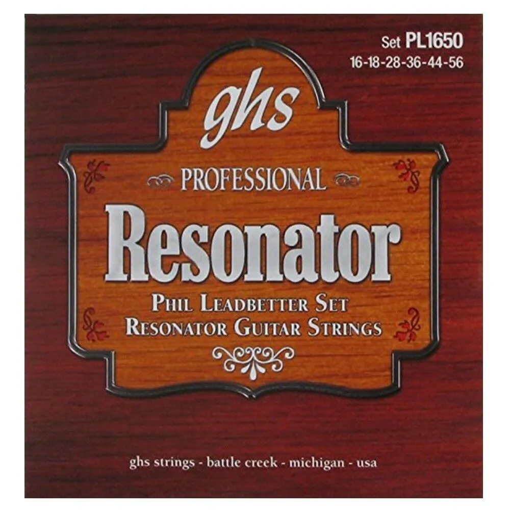 GHS Phil Leadbetter Resonator Guitar String Set