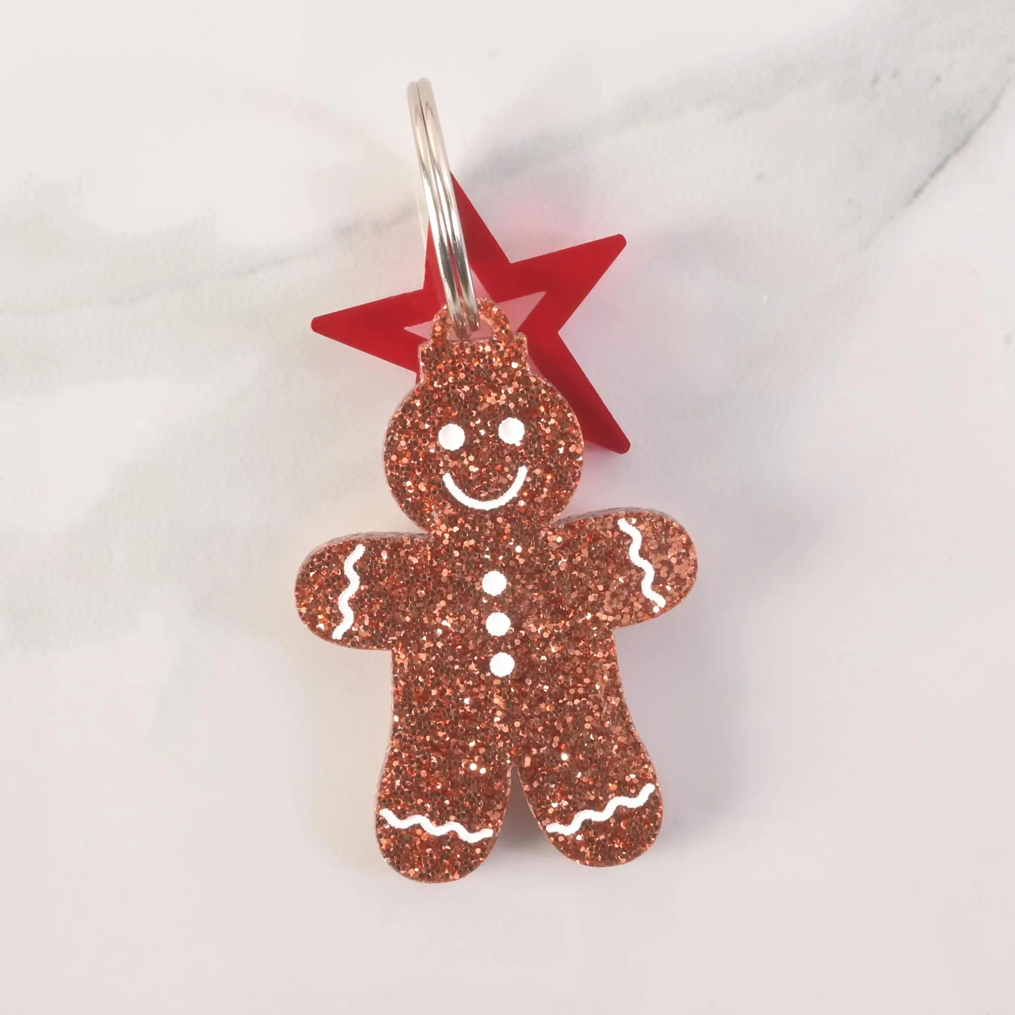 Gingerbread Man Personalized Pet Tag