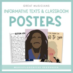 Great Musicians | Posters and Informative Text