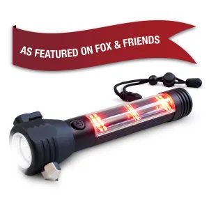 HaloXT Tactical 9-in-1 Solar Flashlight