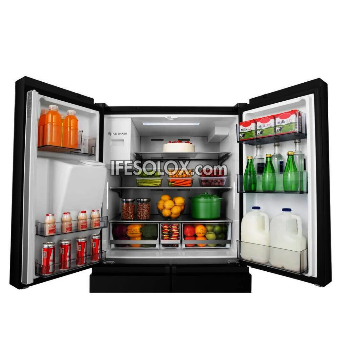 Hisense REF 68WCB 522L Side by Side Inverter Refrigerator with LED display, Ice Maker   1 Year Warranty - Brand New