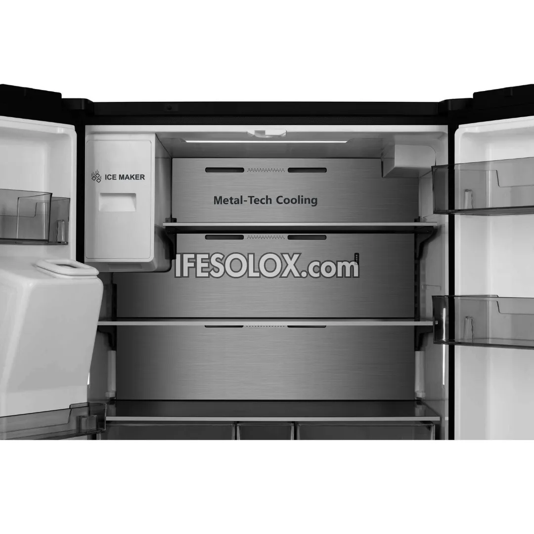 Hisense REF 68WCB 522L Side by Side Inverter Refrigerator with LED display, Ice Maker   1 Year Warranty - Brand New