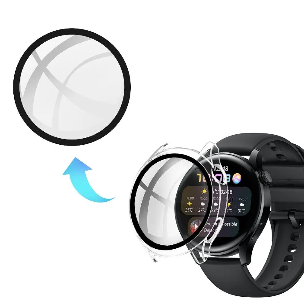 Huawei Watch 3 simple frame   tempered glass - Transparent