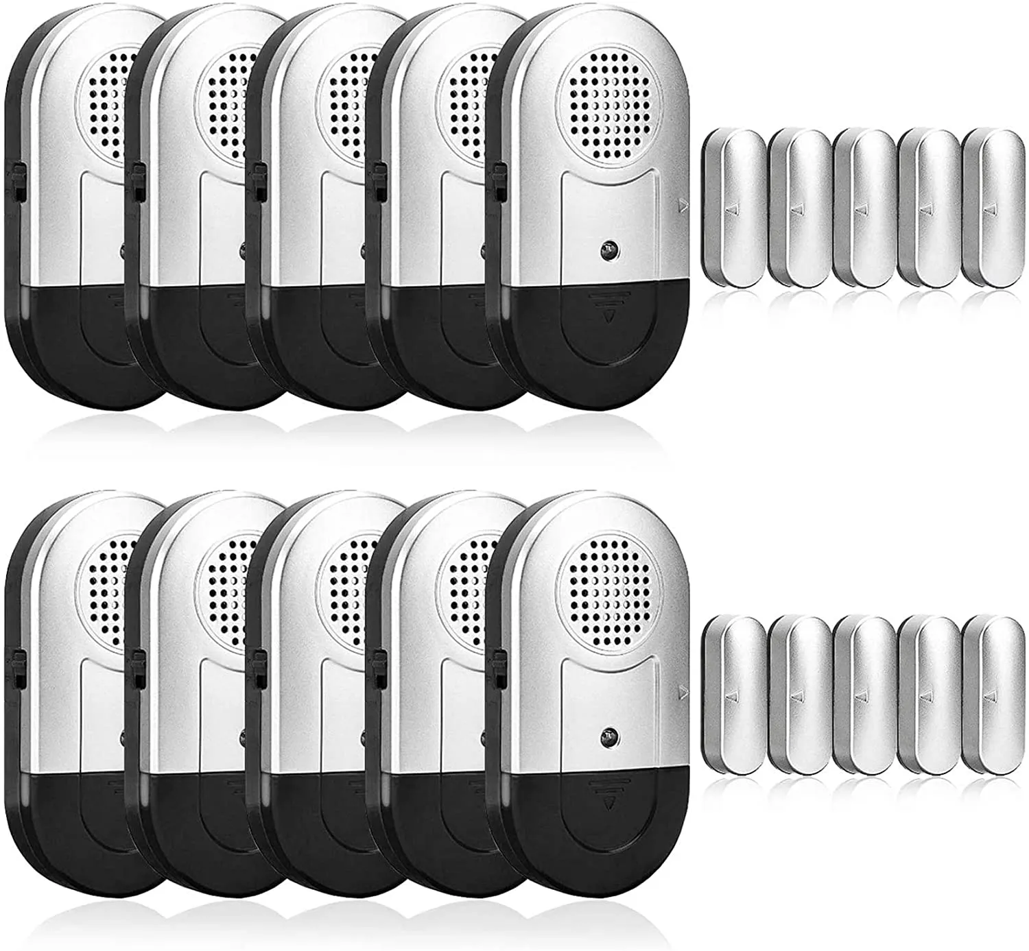 ITEM# 0063   Door And Window Alarm 5, 8, 10 Pack Alarms for Kids Safety/Home Aniti –Theft /120dB Loud Alarm with Battery Included (Watch Video)