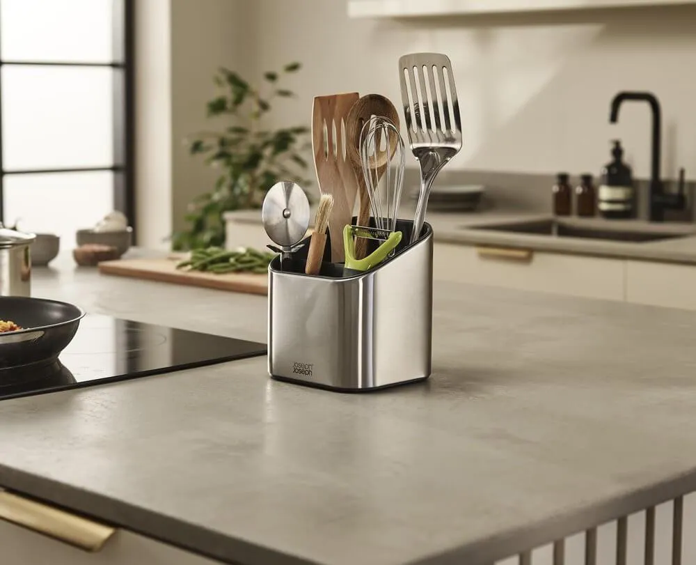 Joseph Joseph Surface Stainless Steel Utensil Holder