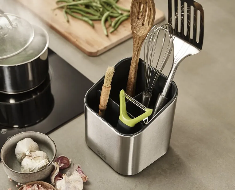 Joseph Joseph Surface Stainless Steel Utensil Holder