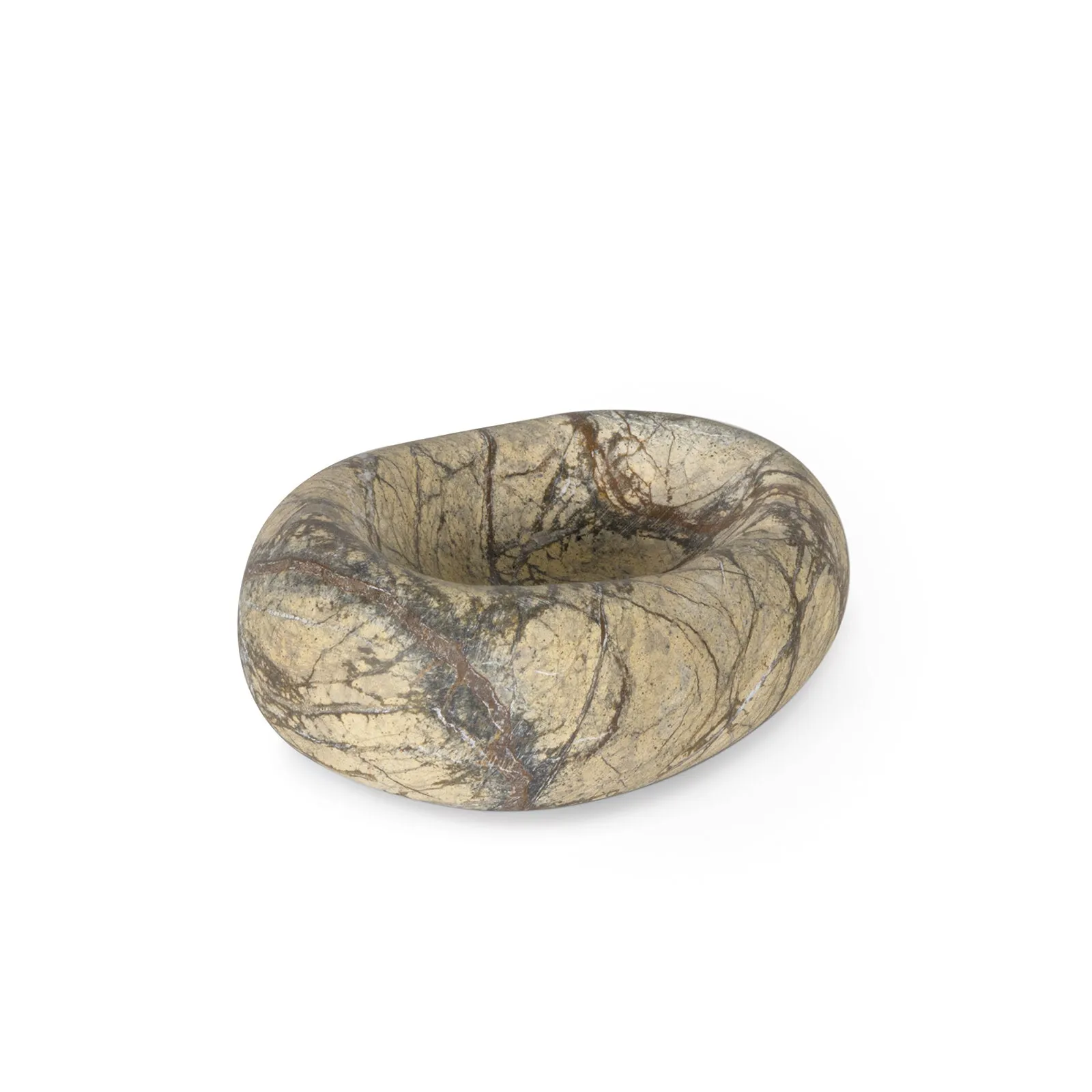 Lagoon Marble Bowl (Brown)