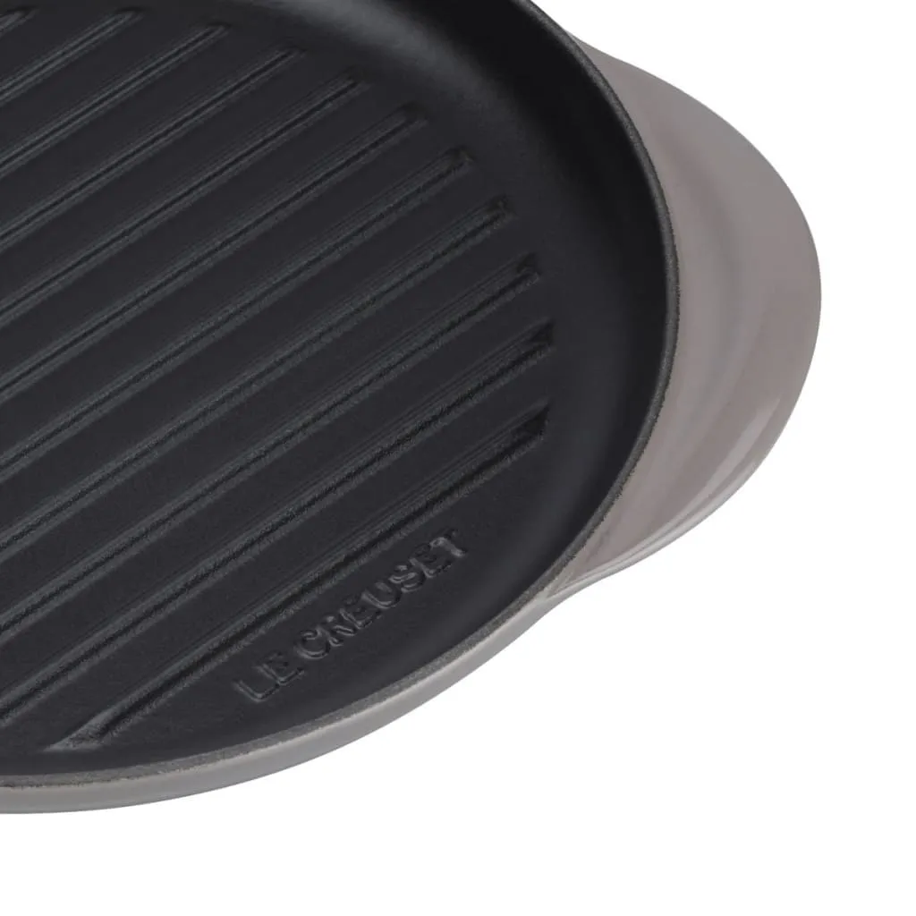 Le Creuset Classic Cast Iron Round Grill 25cm Flint