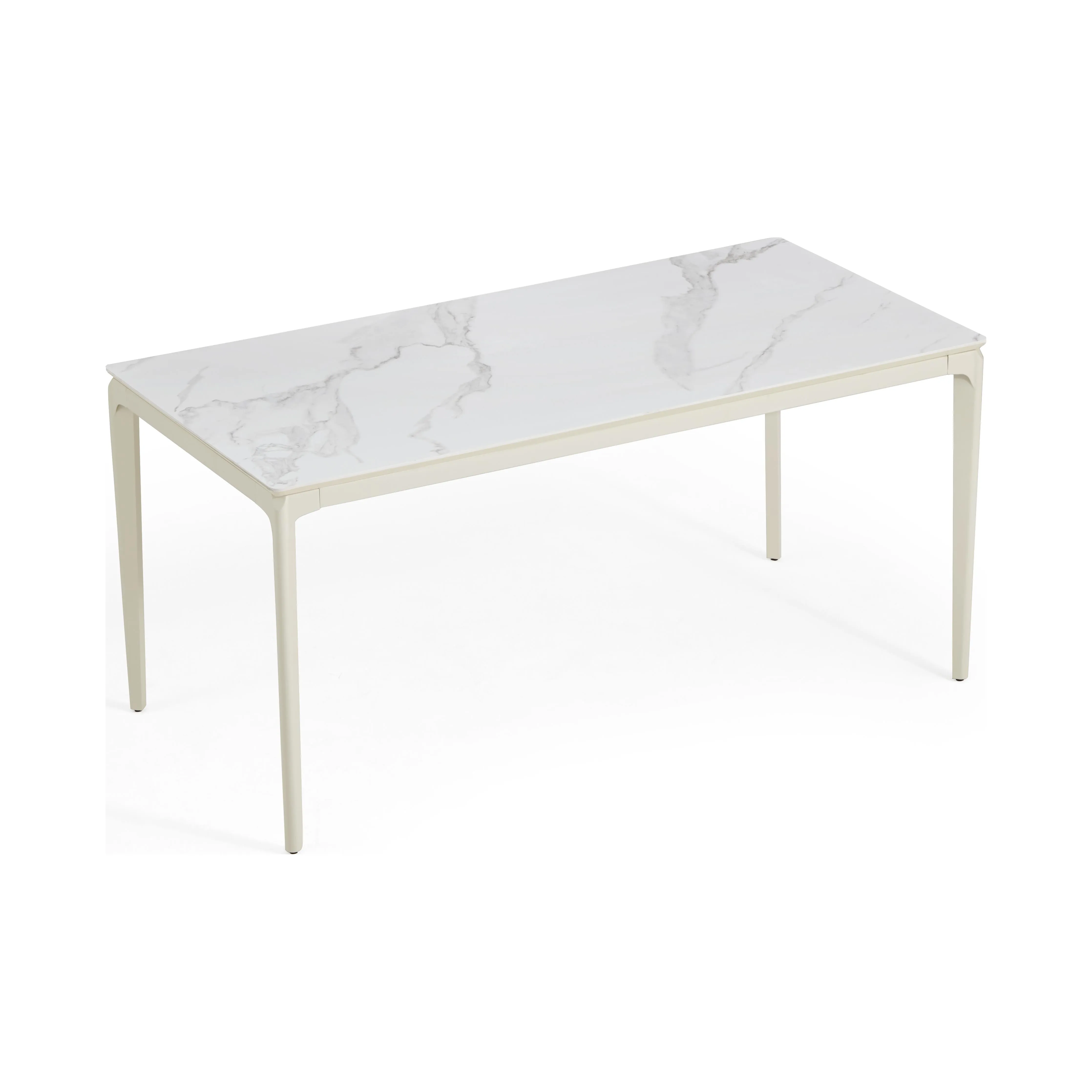 LISHA White Ceramic Dining Table