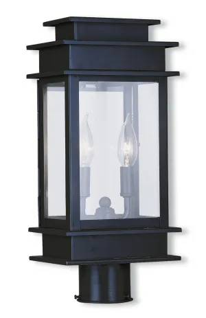 Livex Princeton 2 Light Bronze Outdoor Post Lantern - C185-2015-07