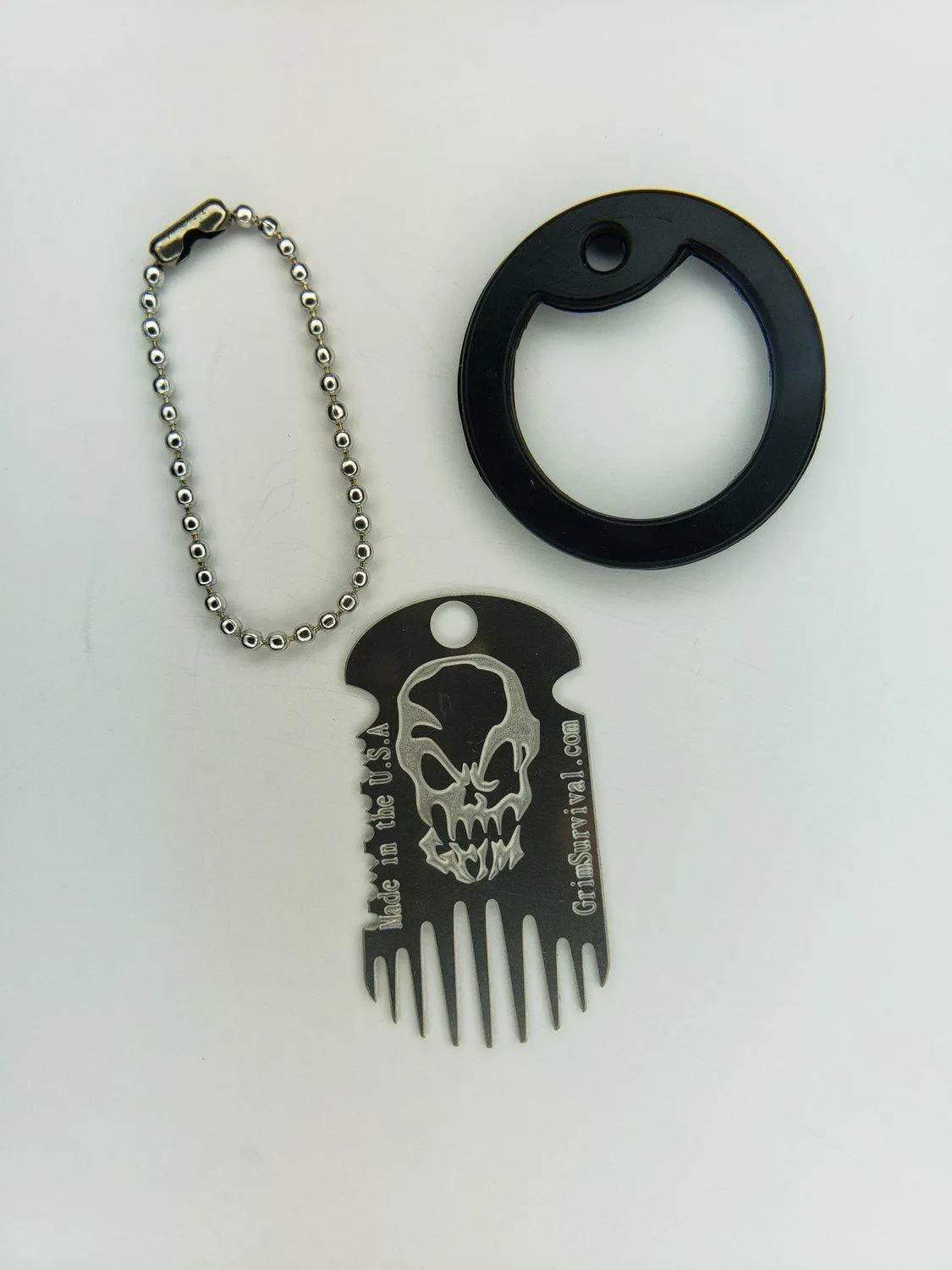 Metal Spork Dog Tag Necklace