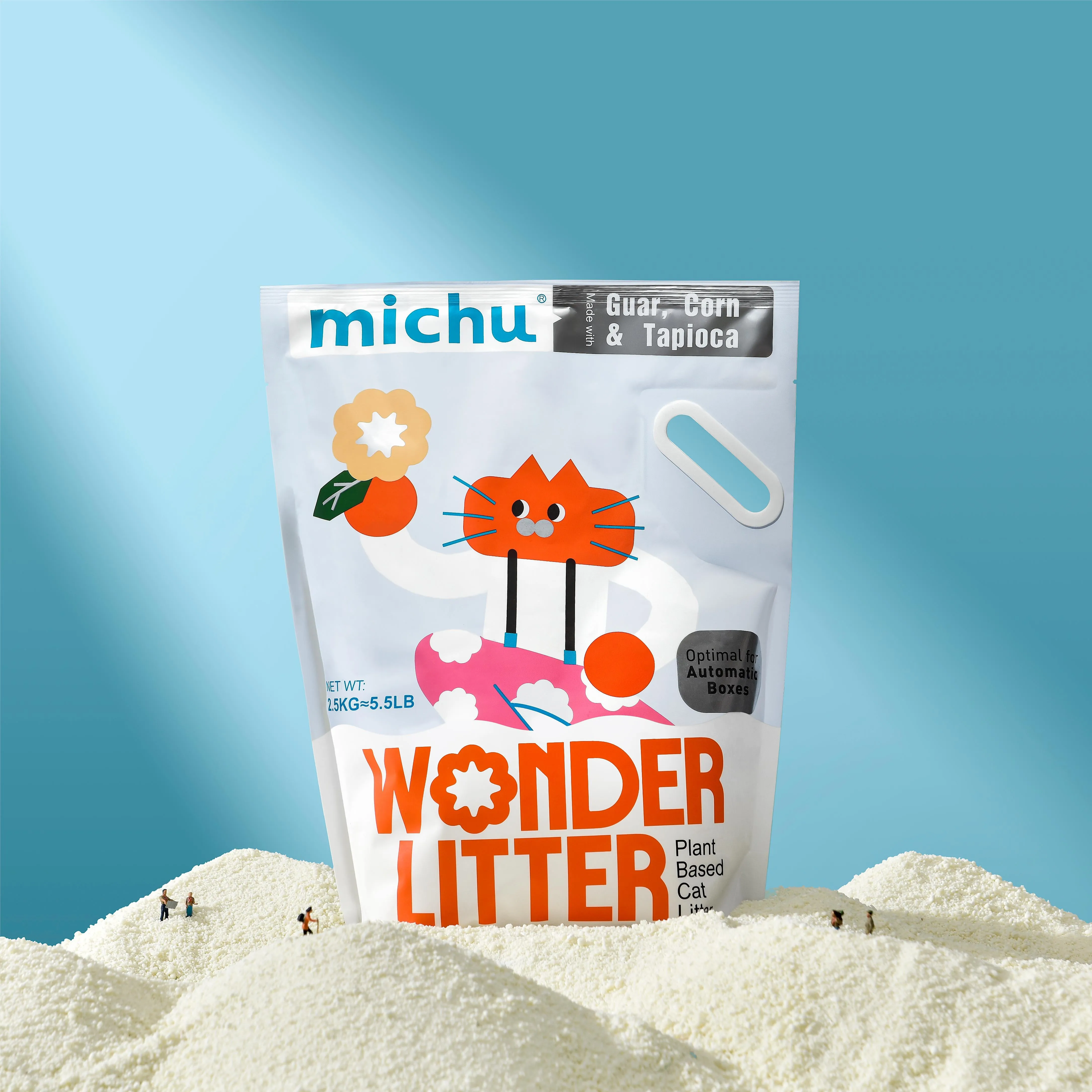 Michu Wonder Plant Based Cat Litter 2.5kg