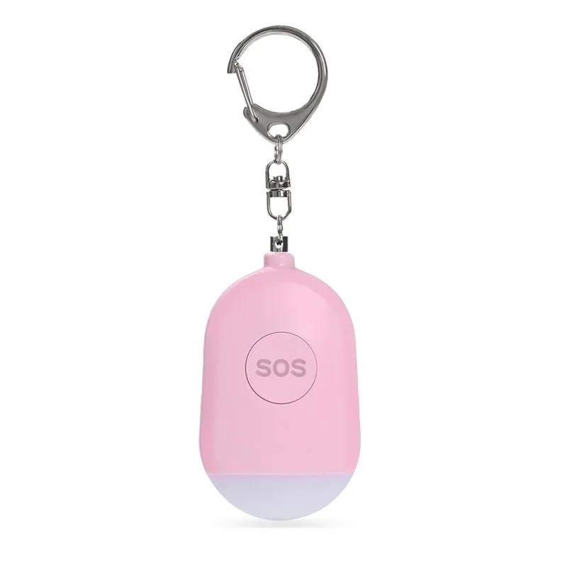 Mini SOS 130-dB Self Defense Keychain Alarm