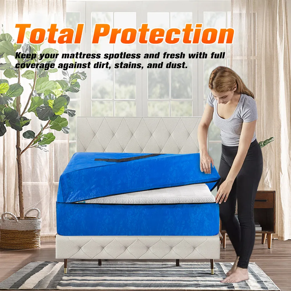 MOBI Mattress Bag Easy Moving Waterproof Protector Dust Cover Single Size