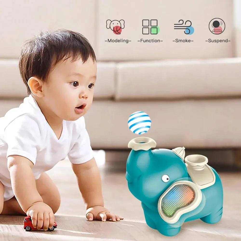 Musical Ball Blowing Elephant with Light and Humidifier