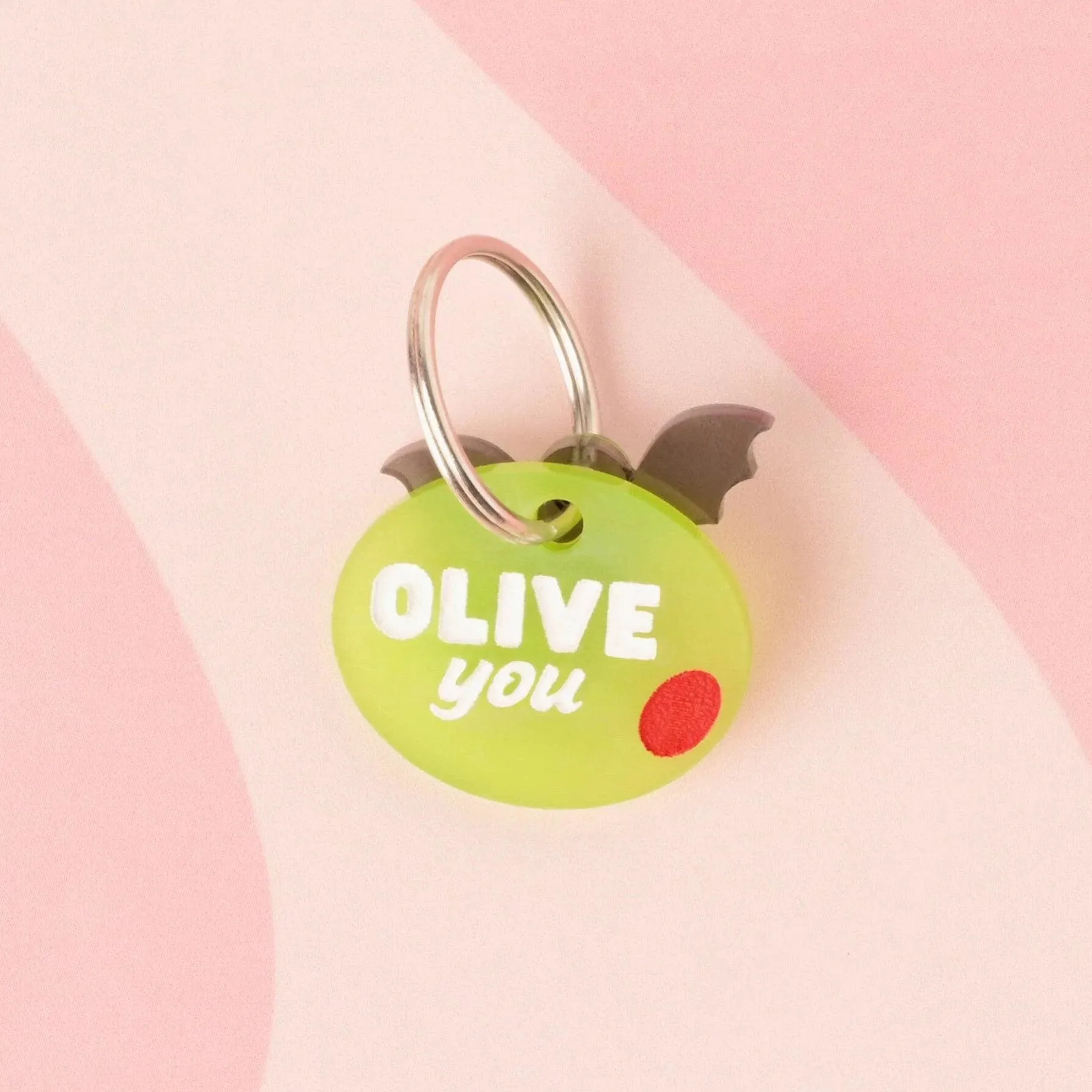 Olive you, Olive Personalized Pet Tag