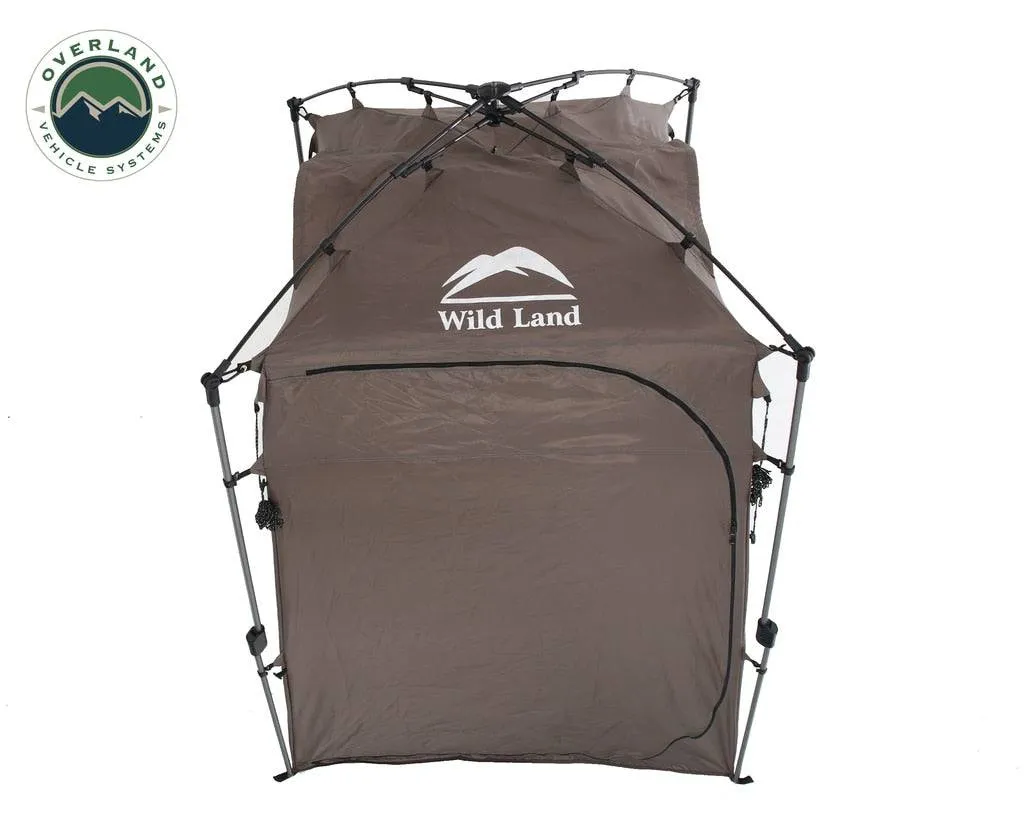 Overland Vehicle Systems Wild Land Camping Gear - Changing Room With Shower and Storage Bag | Universal