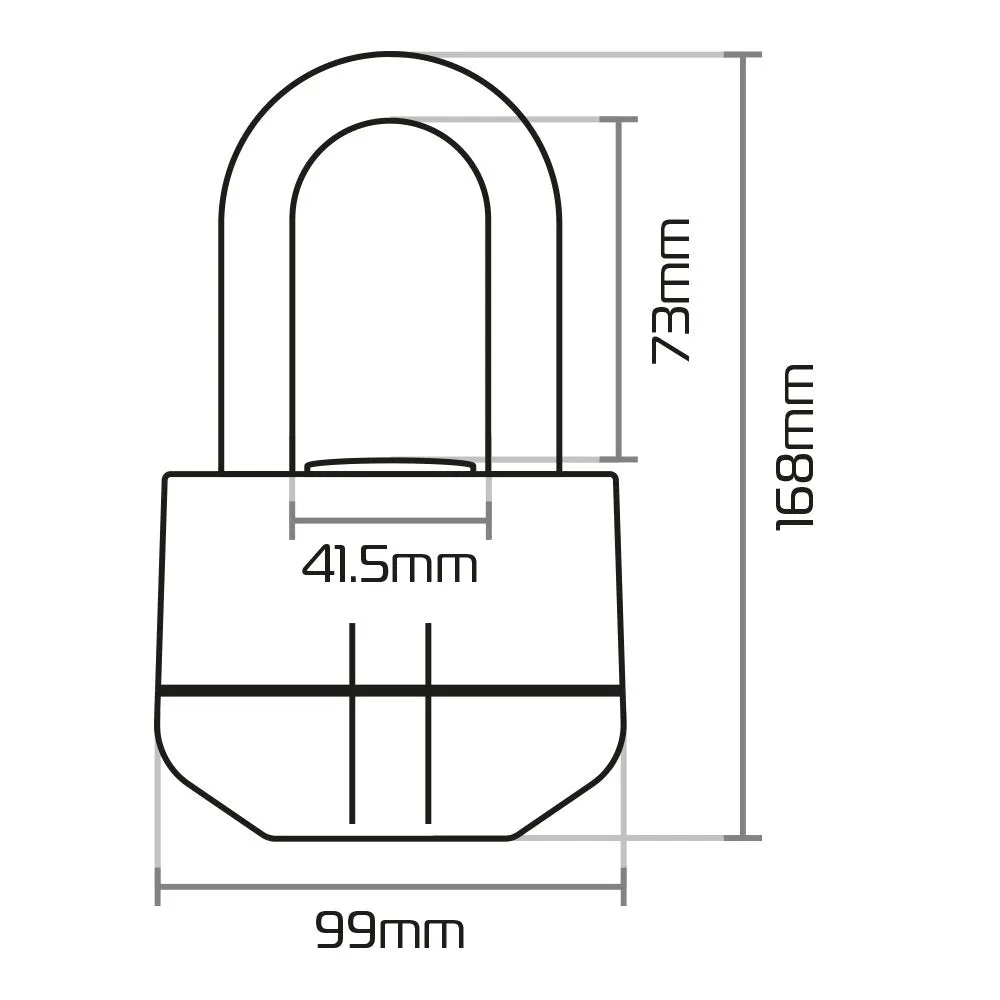 Oxford Boss Alarm 14mm Disc Lock Yellow