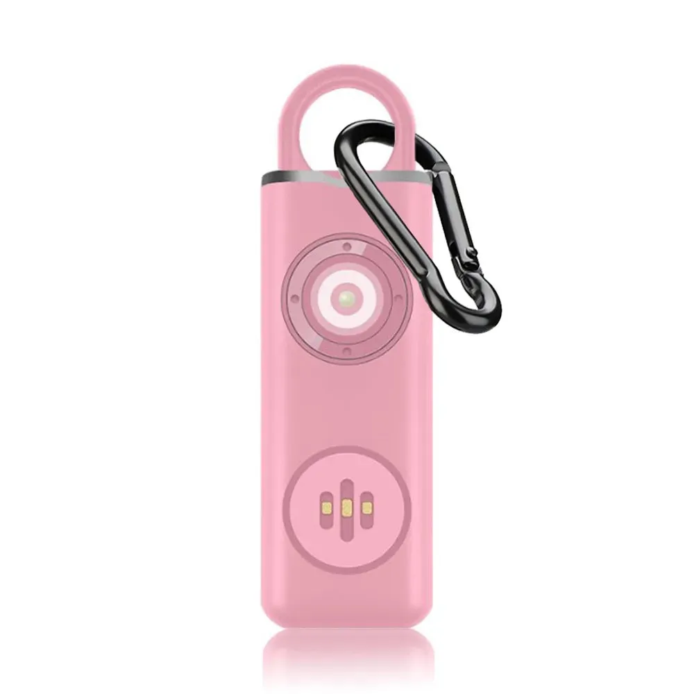 Pendant Personal Alarm   LED Emergency Light Self Defense Keychain