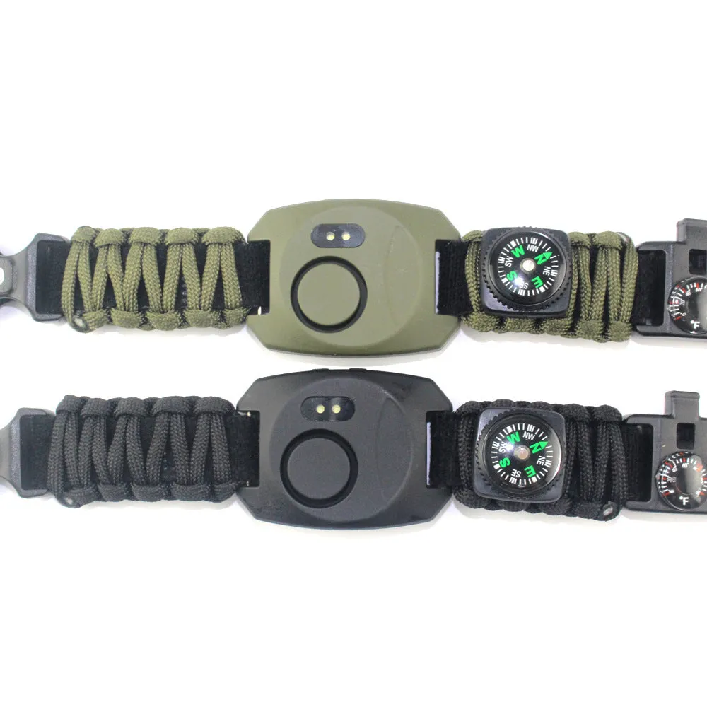 Personal Alarm Survival Bracelet Self-Defense Emergency Security Tool