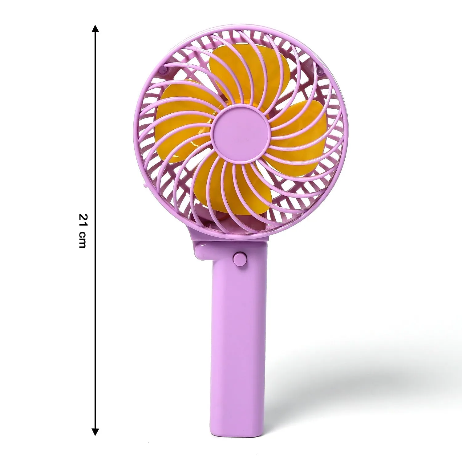 Portable Mini handy Fan & Personal Table Fan | Rechargeable Battery Operated Fan Suitable for Kids, Women, Makeup Artist, Home Office (Battery Not Include)