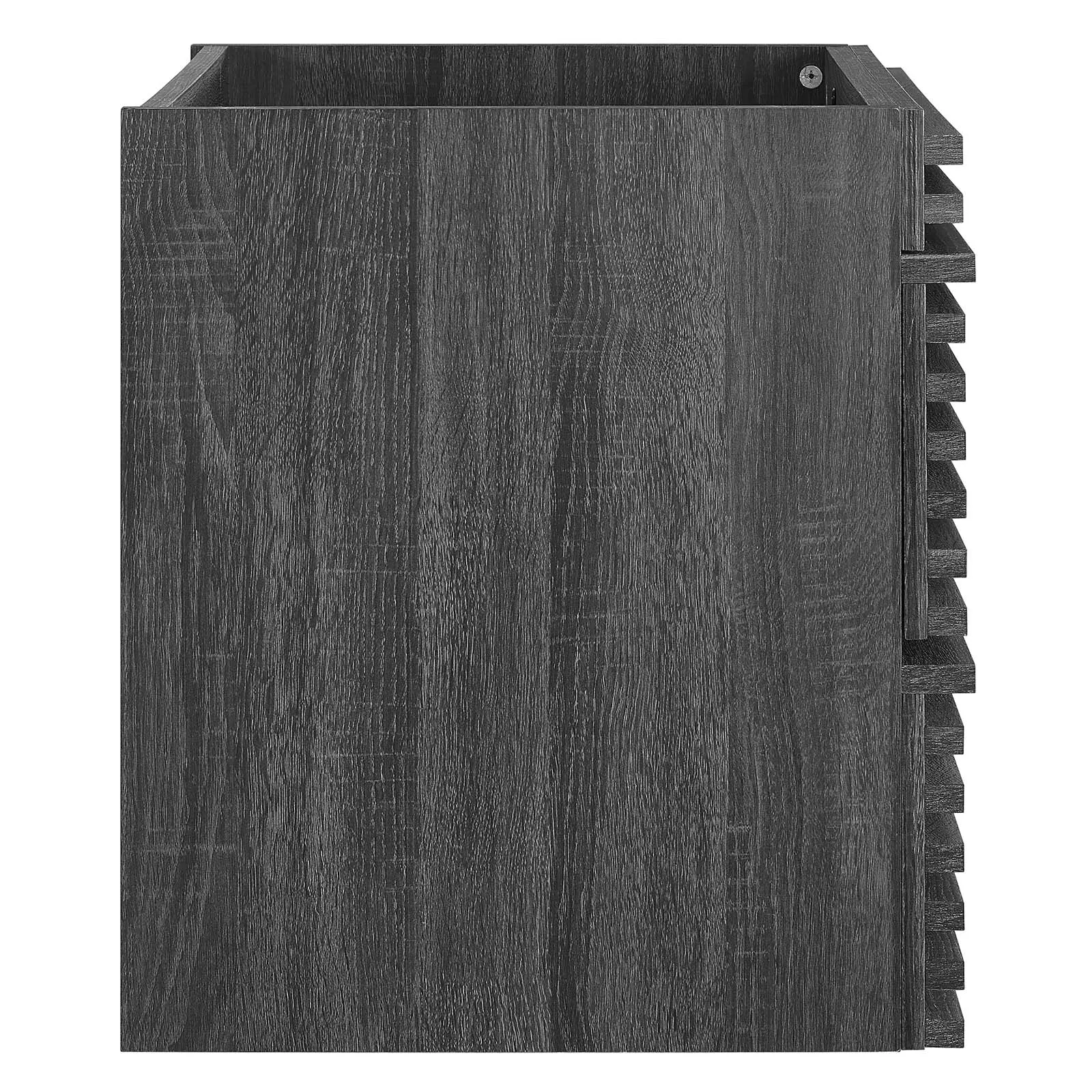 Render 24" Wall-Mount Bathroom Vanity Cabinet (Sink Basin Not Included) Charcoal EEI-4338-CHA