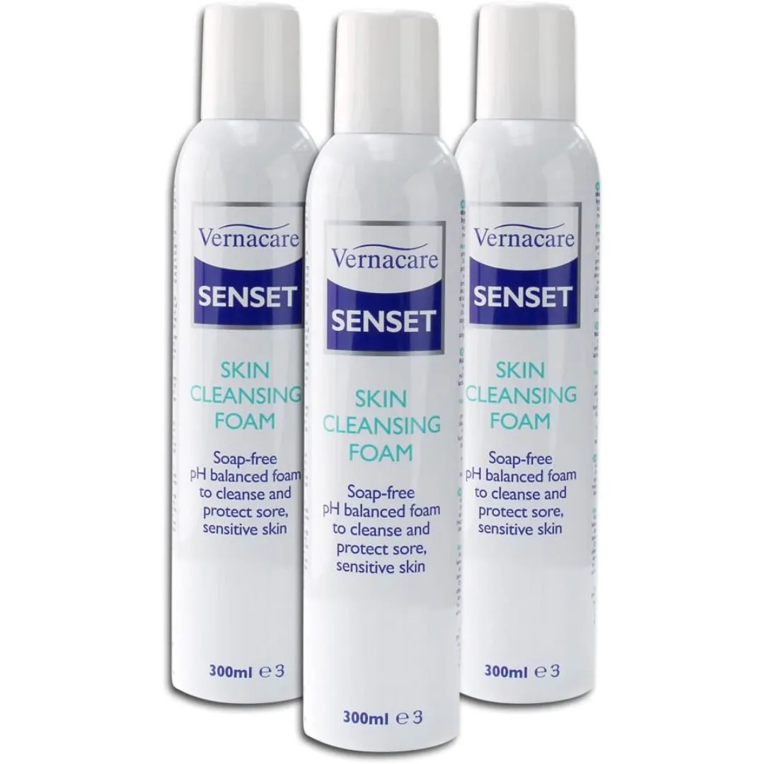 Senset Cleansing Foam 300ml - Triple Pack Healthcare (A)