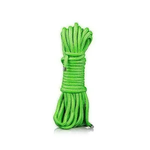 Shots Ouch! Glow in the Dark Rope 5 m/16 ft. Neon Green