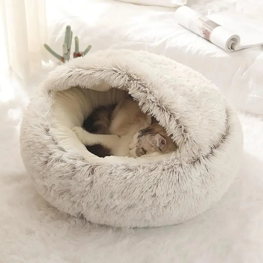 Soft Plush Cozy Pet Bed for Your Cat or Dog