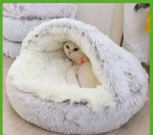 Soft Plush Cozy Pet Bed for Your Cat or Dog