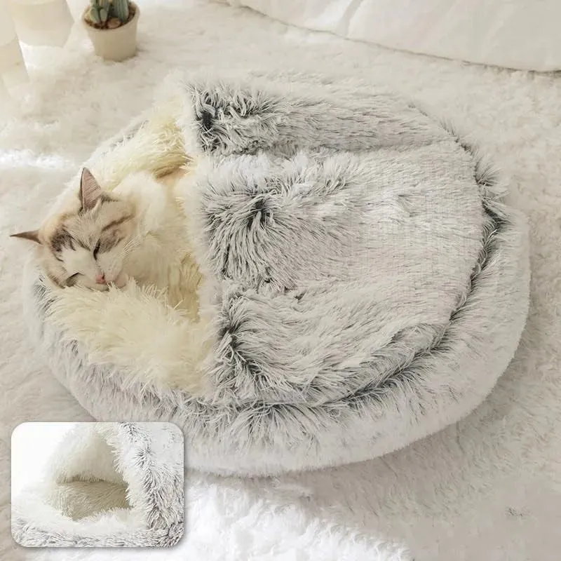 Soft Plush Cozy Pet Bed for Your Cat or Dog