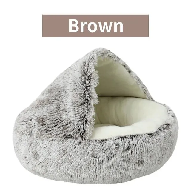 Soft Plush Cozy Pet Bed for Your Cat or Dog