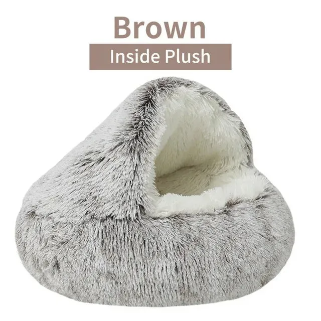 Soft Plush Cozy Pet Bed for Your Cat or Dog