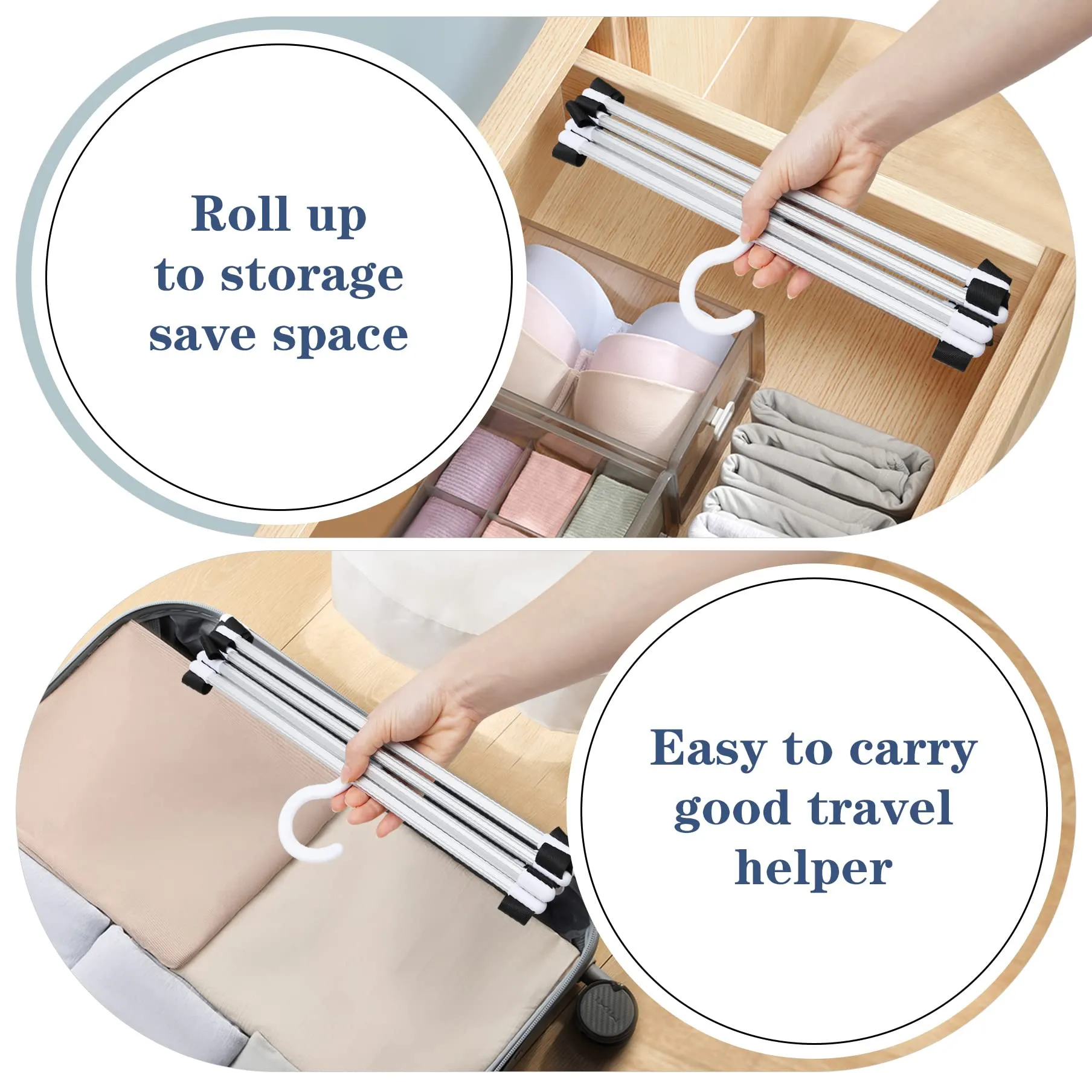 Space Saving Closet Pants Hangers